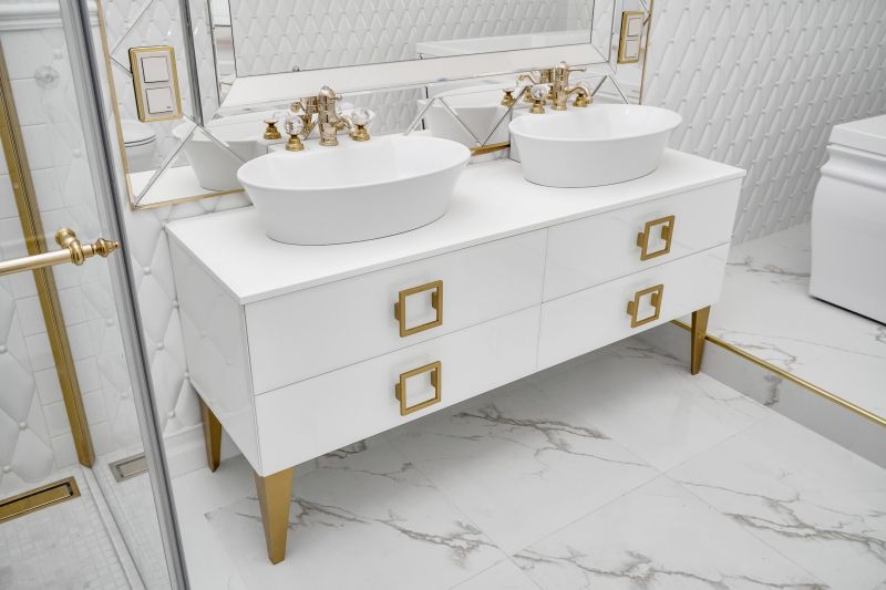 High-End Vanity with Double Sinks